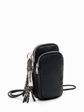 Desigual Half Logo Delphine Zip Pouch Bag